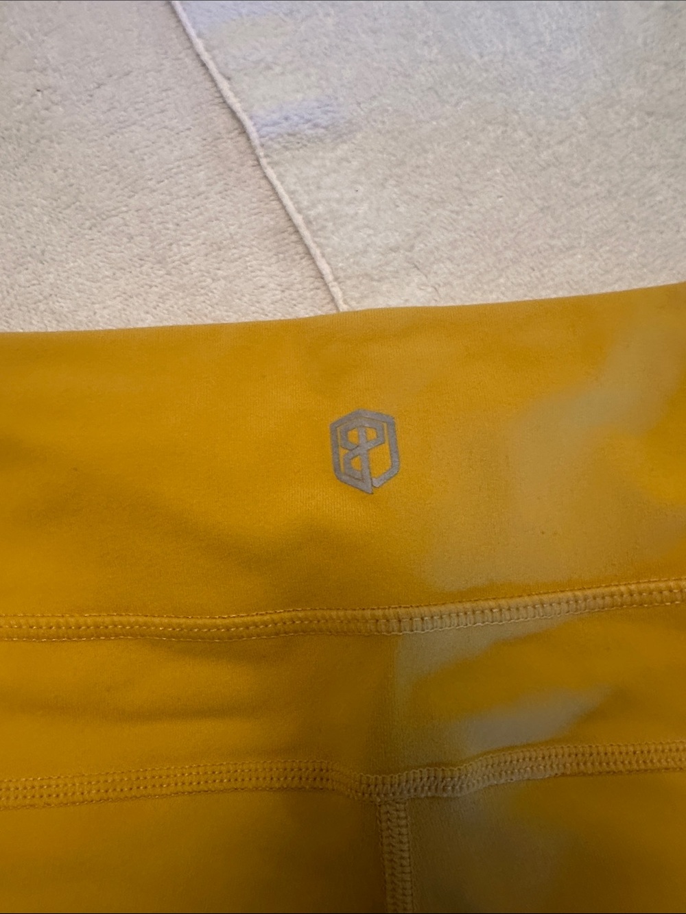 Born Primitive High-Waist Athletic Shorts in Mustard - Picture 3 of 5